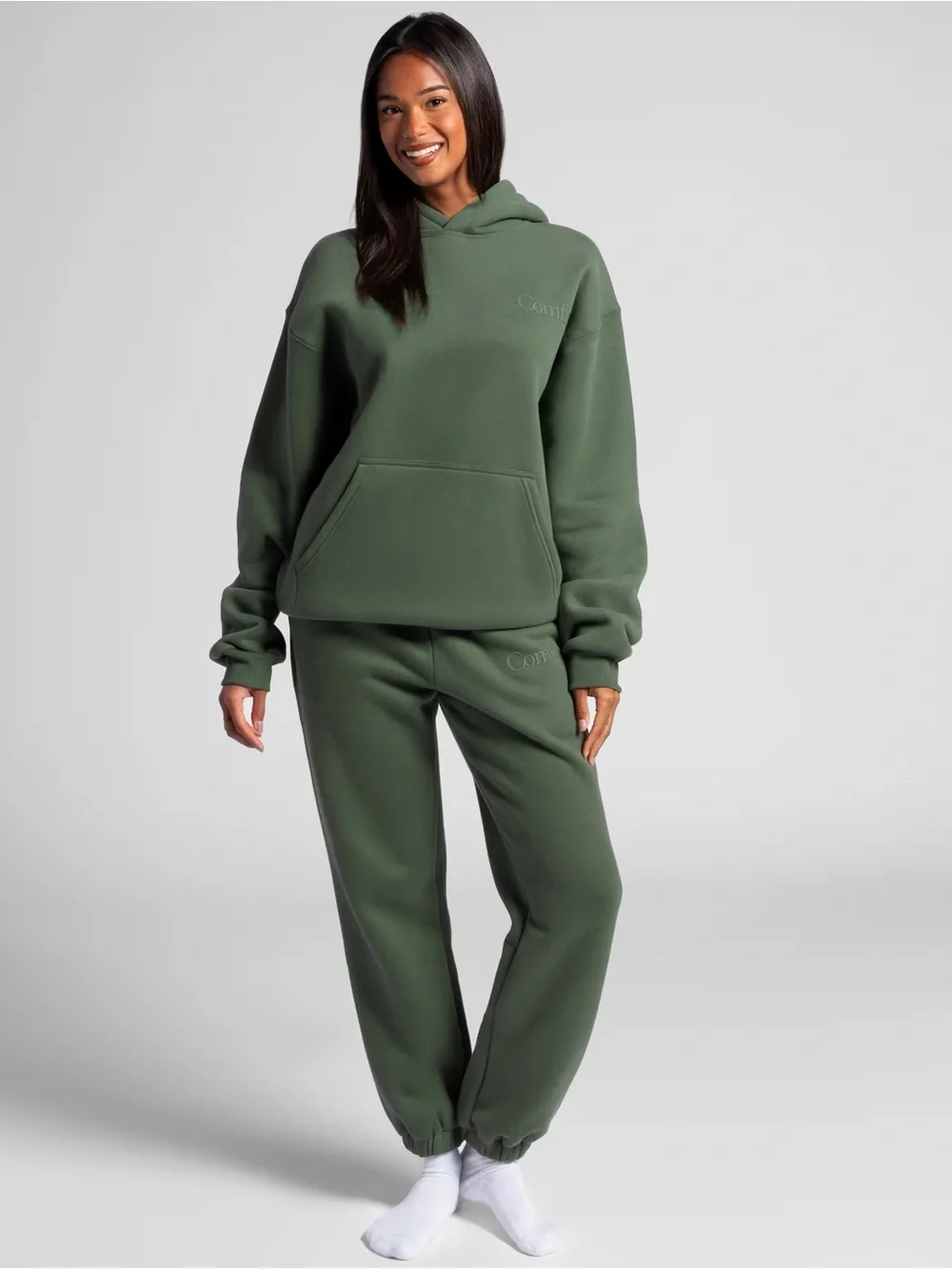 Comfrt Forest Matching Sweat Set